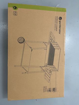 Barbacoa de carbón + accesorios