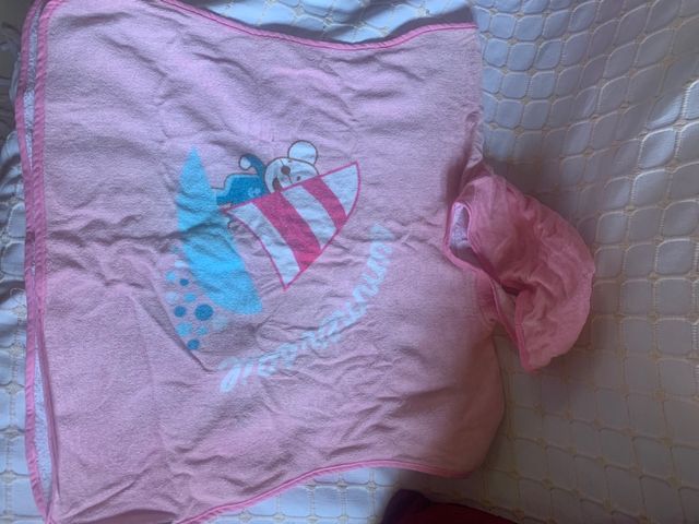 toalla poncho baño bebe
