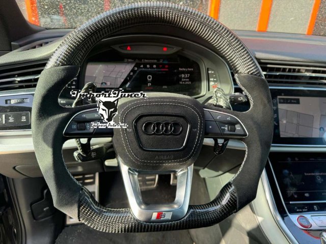 Volante Audi RSQ3 SQ5 SQ7 RSQ8 alcantara carbono