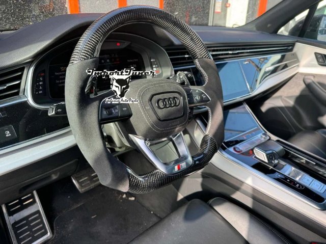 Volante Audi RSQ3 SQ5 SQ7 RSQ8 alcantara carbono