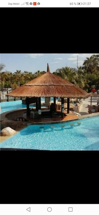 se hacen sombrillas de brezo. esparto.mimbre. ect