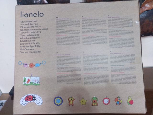 Gimnasio bebé Lionelo + Regalo cojín redondo