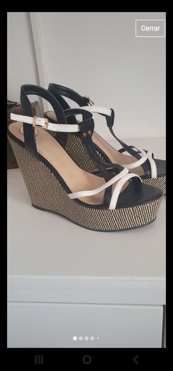 sandalias cuña 40