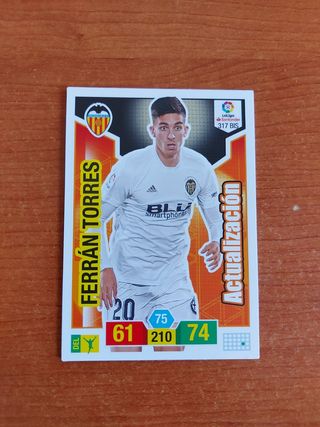 CROMO FERRAN TORRES ADRENALYN 2018 2019