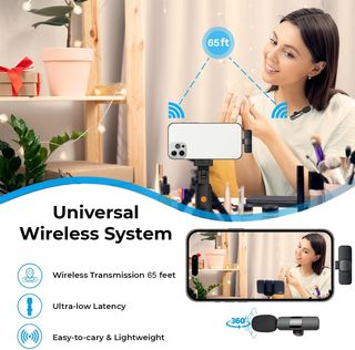 Micrófono inalámbrico iPhone iOs para grabaciones