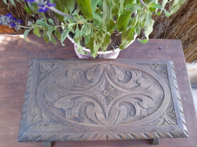 CAJA ANTIGUA MADERA. HASTA EL 14 NOVIEMBRE  35 EUR