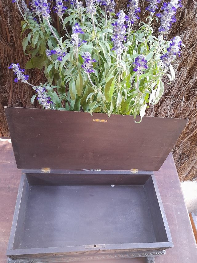 CAJA ANTIGUA MADERA. HASTA EL 14 NOVIEMBRE  35 EUR