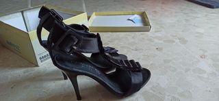 Sandalias fiesta raso talla 38 Marypaz