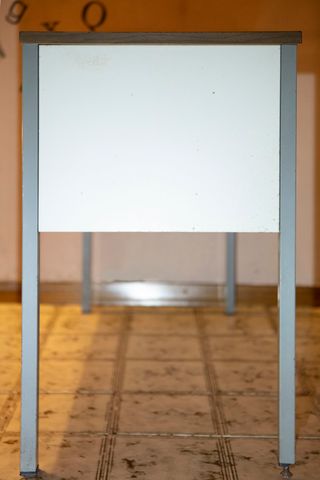 Scrivania Industriale anni 60 stile Olivetti