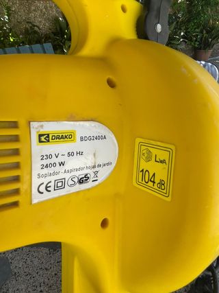 Buzador Aspirador de Jardín de Hojas