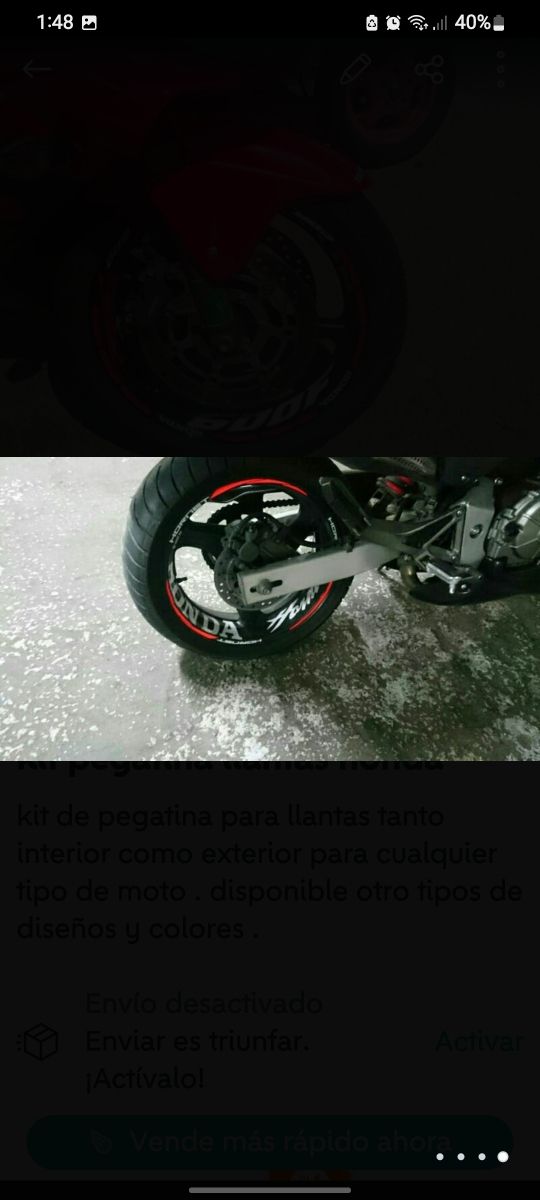 pegatina llantas moto