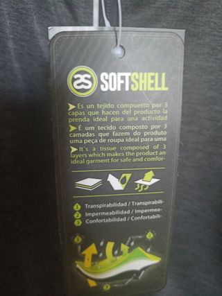 Chaqueta softshell talla L