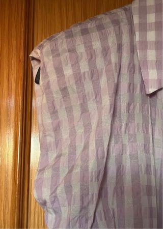 Camisa de cuadros vichy (sin mangas)