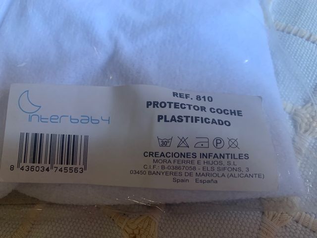 pack de bajera y protector plastificado