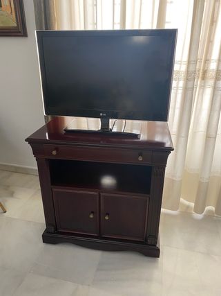 conjunto muebles de salón madera maciza