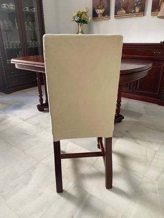 conjunto muebles de salón madera maciza