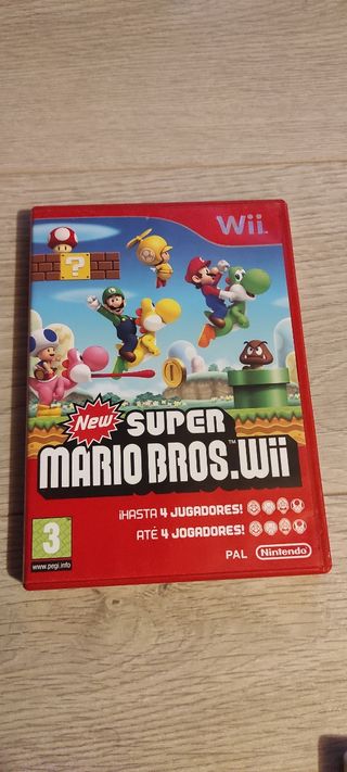 Se vende juego super Mario Bros wii