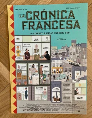 Poster Affiche la crónica francesa