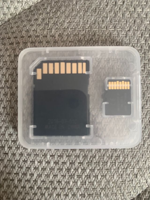 Scheda di memoria con adattatore