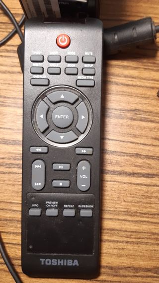 Disco rigido multimediale Toshiba con telecomando