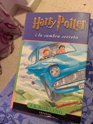libro Harry Potter y la camara secreta