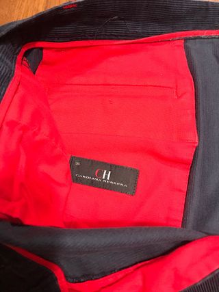 Pantalon de pana azul marino CH