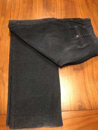 Pantalon de pana azul marino CH