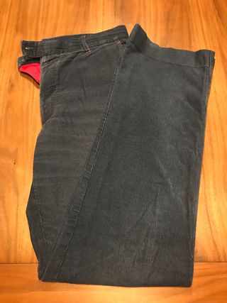 Pantalon de pana azul marino CH