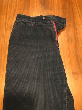 Pantalon de pana azul marino CH