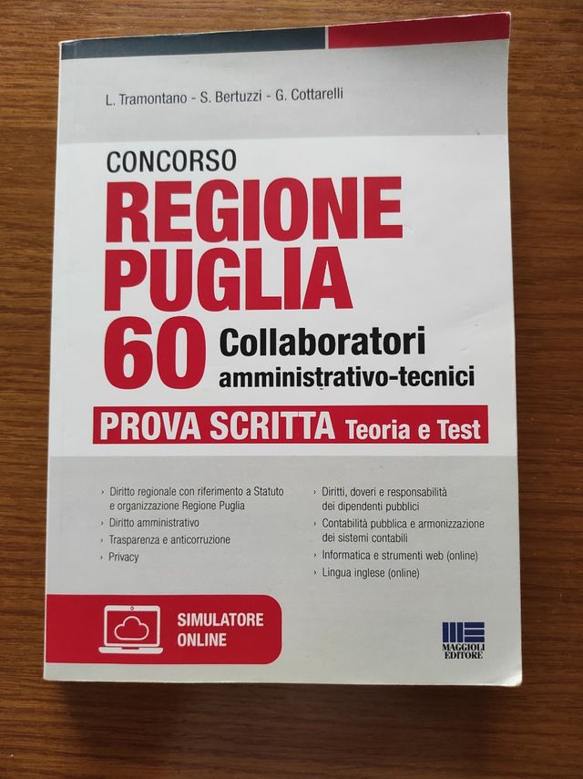 Manuale per concorso Regione Puglia