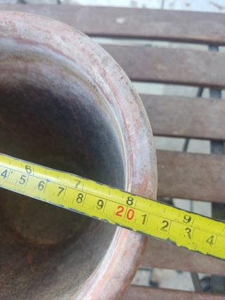 maceta de barro antigua