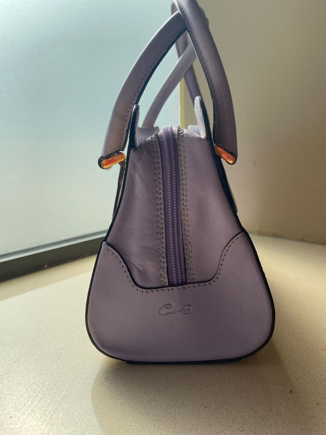 Bolso de mano con 3 departamentos