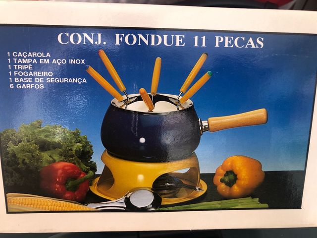 Fondue portátil, 11 piezas