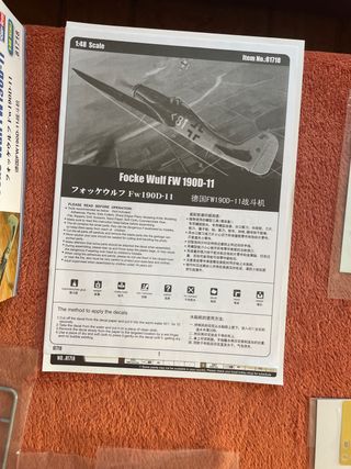 MAQUETA AVIÓN FOCKE-WULF FW190D-11