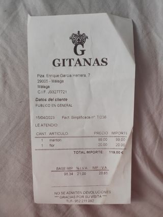 Vestido de gitana