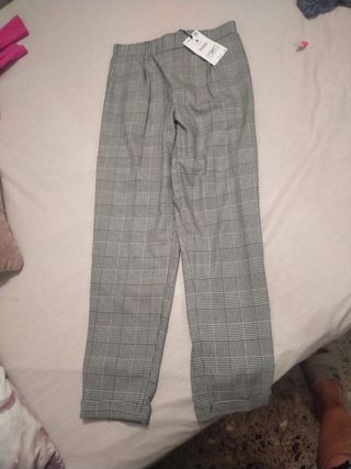 Pantalón cuadros pata de gallo