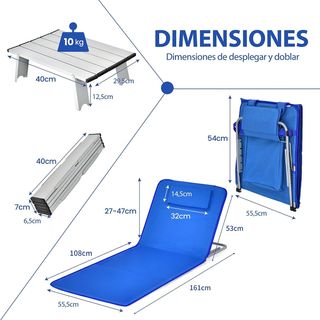 Set tumbonas +mesita A ESTRENAR!!!