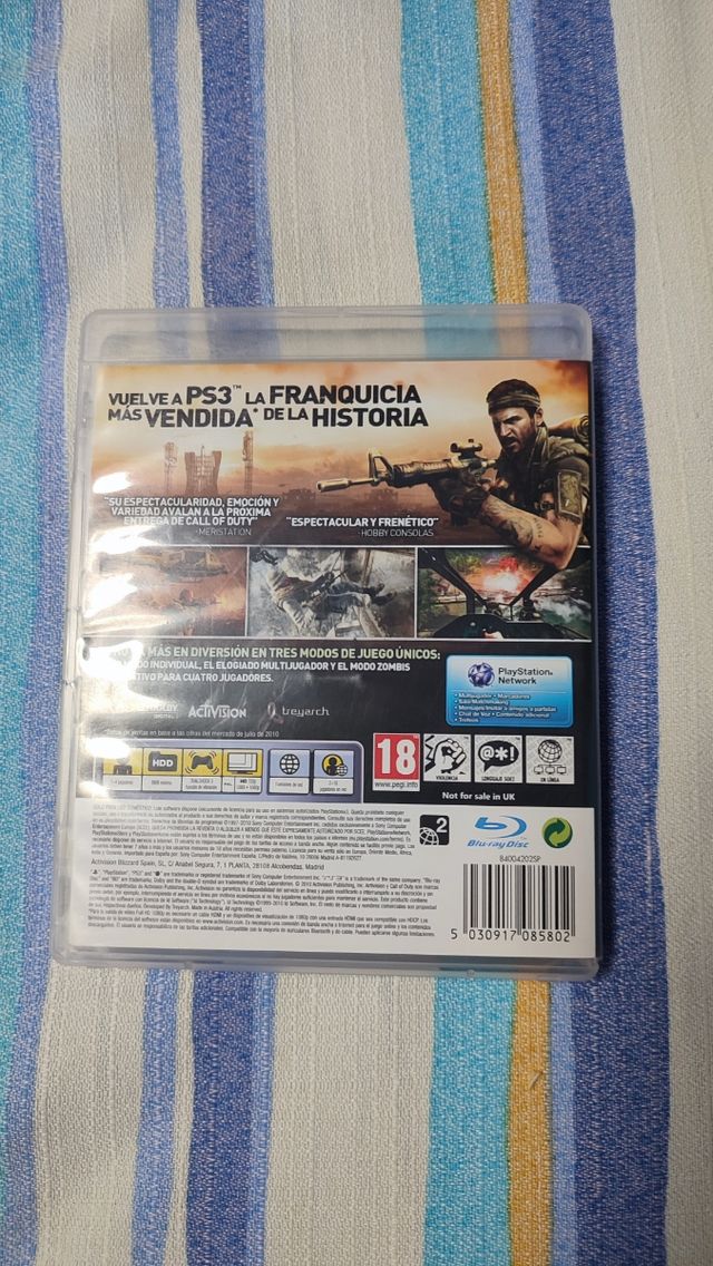 Juego Black Ops PS3