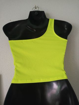Top fluor Bershka
