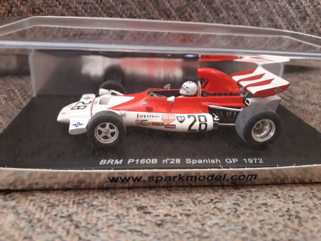 BRM P160B Nº 28 SPANISH GP 1972 SPARK 1:43