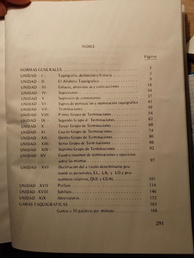 Libro de taquigrafia