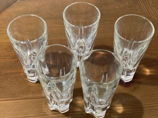 5 bicchieri vintage da amaro