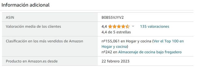 PACK 2 UNIDADES DE ALMACENAJE BAJO FREGADERO / 2 N