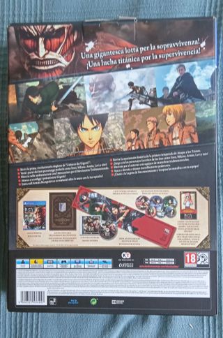 PS4 A.O.T Edicion coleccionista PAL ESP