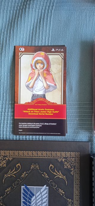 PS4 A.O.T Edicion coleccionista PAL ESP