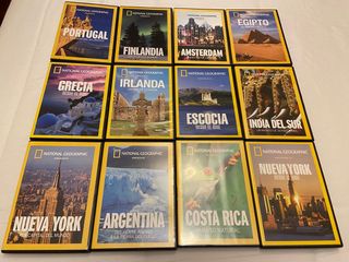 Pack 12 DVD Viajes National Geographic