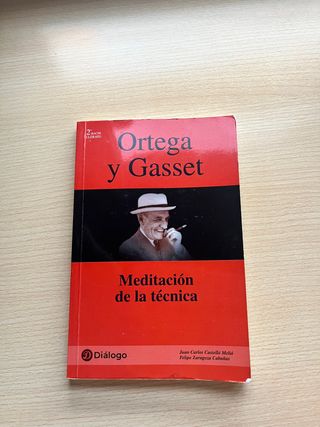 Ortega y Gasset, Meditación de la técnica