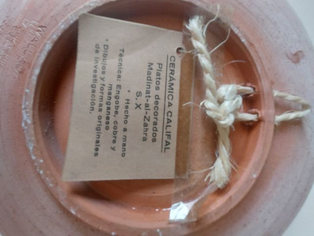 Plato cerámica califal s. X