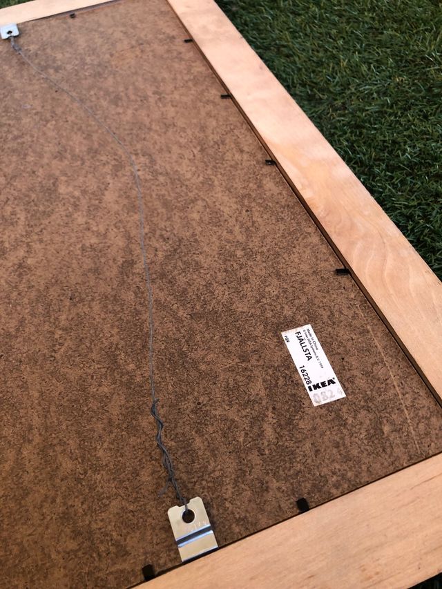 Cuadro grande Ikea flor morada