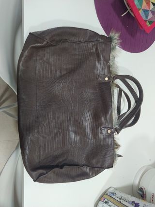 Bolso marrón desmontable